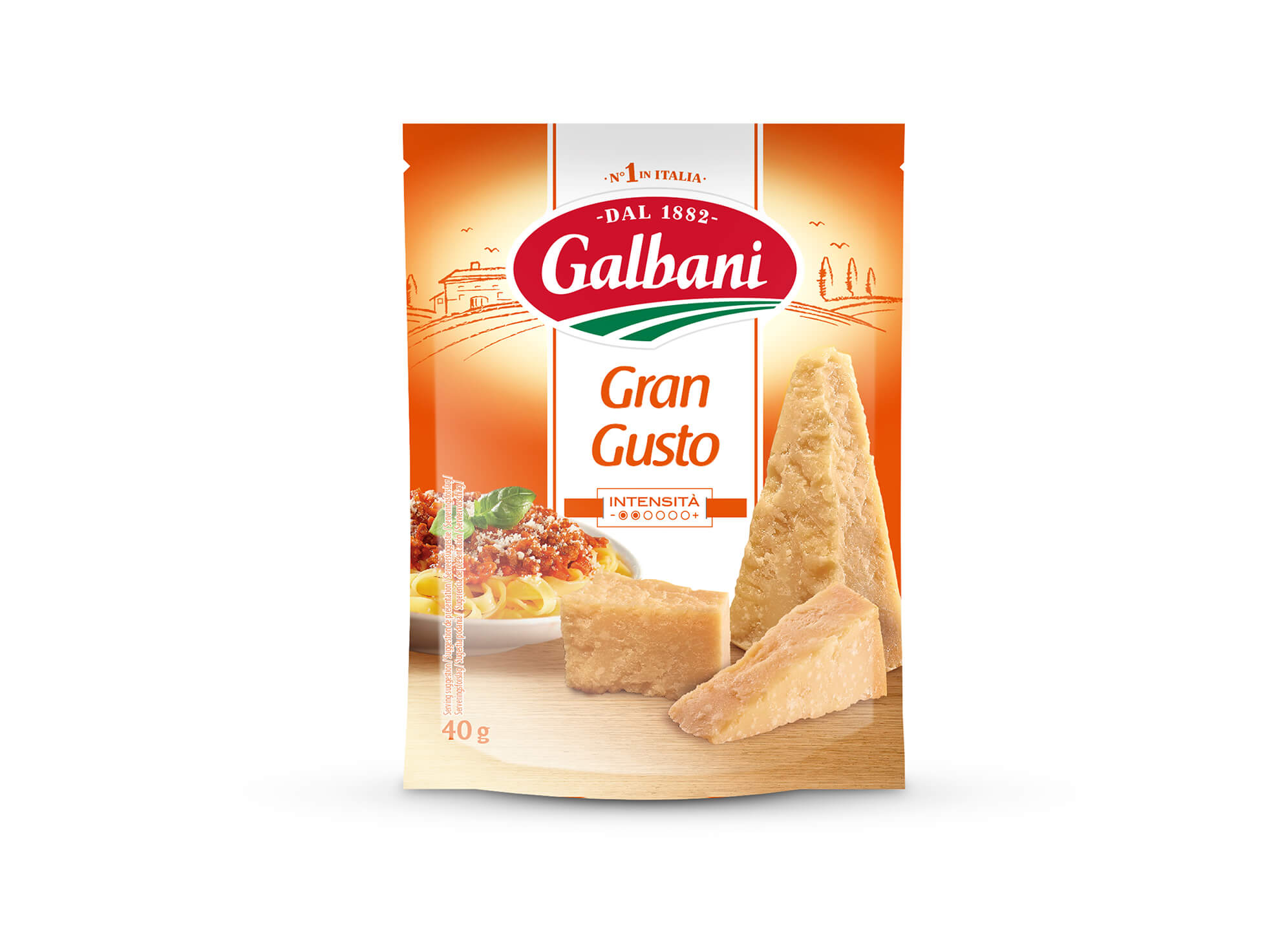Gran Gusto 40 g Galbani (răzuit)
