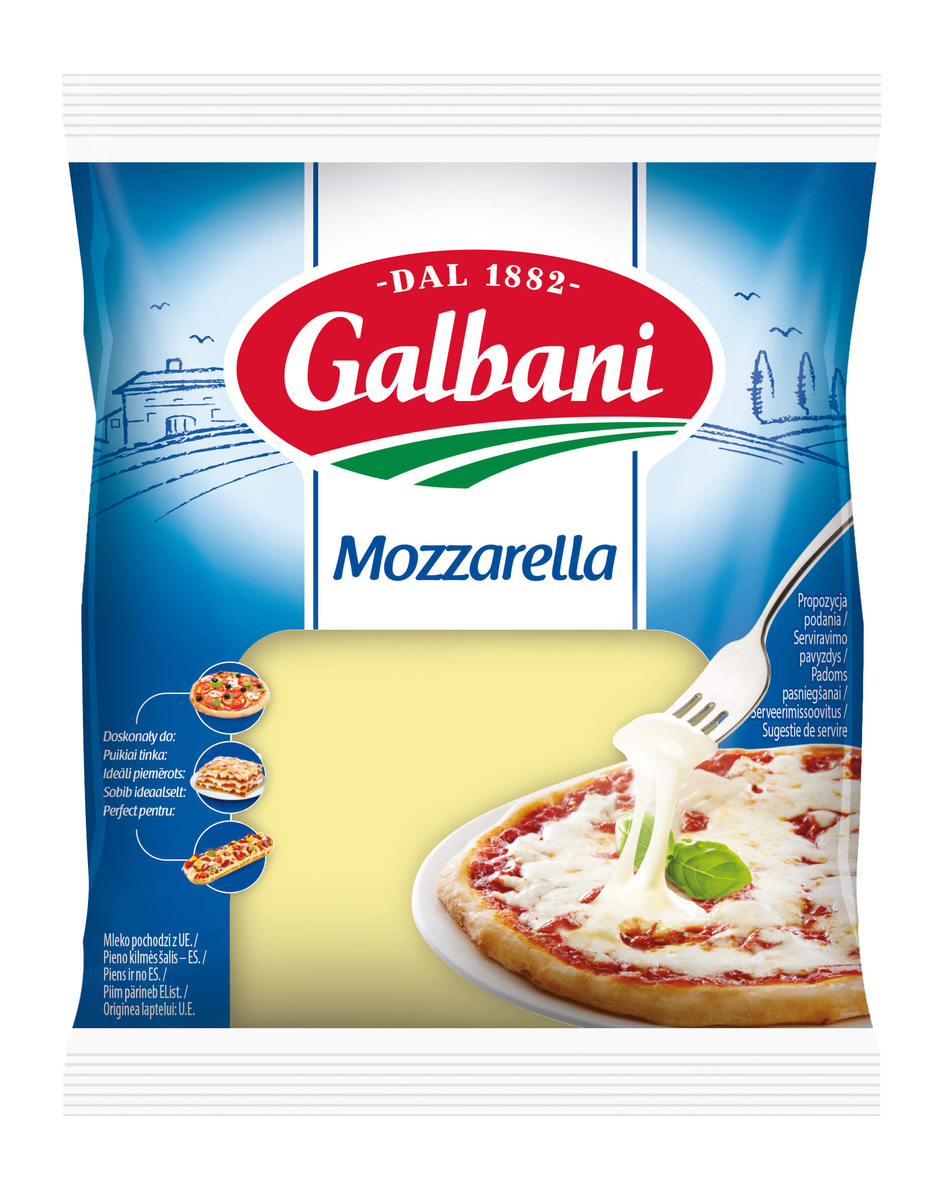 Mozzarella bloc 300g Galbani