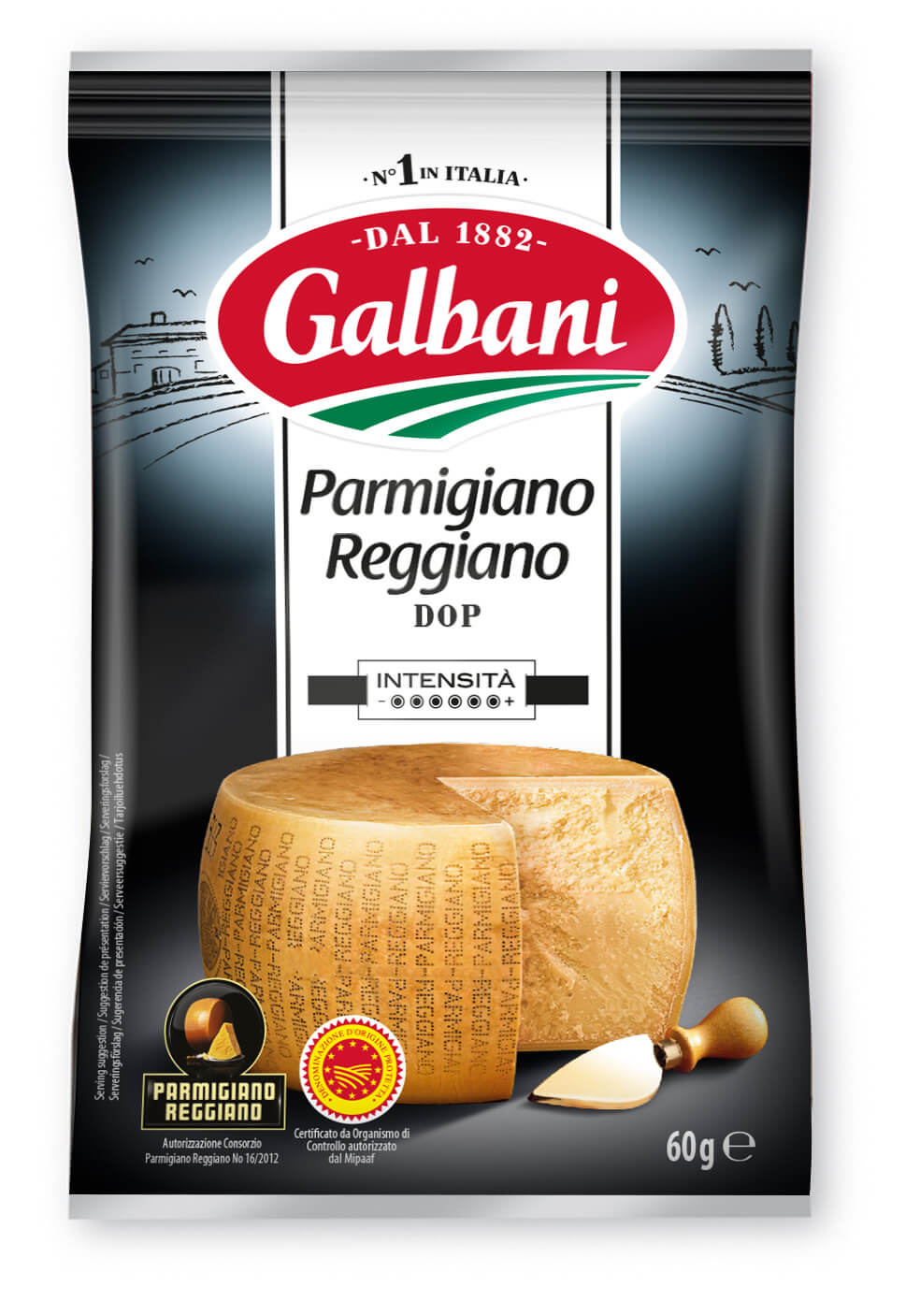 Parmigiano Reggiano D.O.P. 60g Galbani (răzuit)