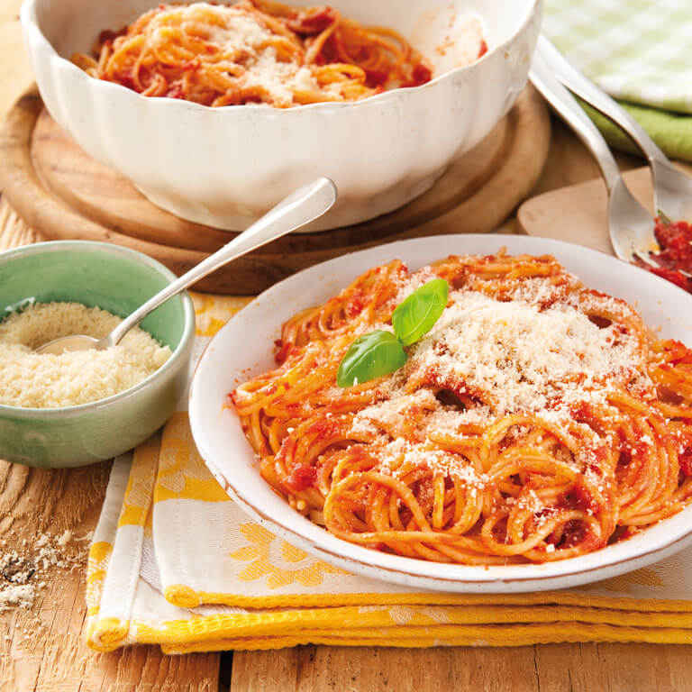 Spaghete cu sos de roşii - Galbani